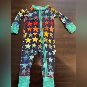 Little Sleepies 3-6 months Shades of Stars Zippie